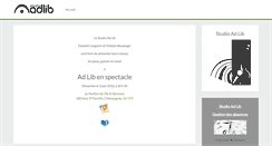 Desktop Screenshot of editionsadlib.com