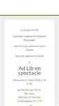 Mobile Screenshot of editionsadlib.com